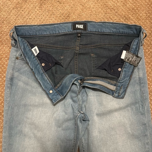 PAIGE Blue Slim Jeans with Classic Denim Style - Picture 1 of 2